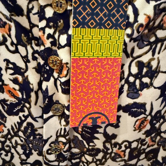 Tory Burch Chrissy Dress, Madura Knit B Ocean Mist, SZ XL, NWT - Picture 10 of 11